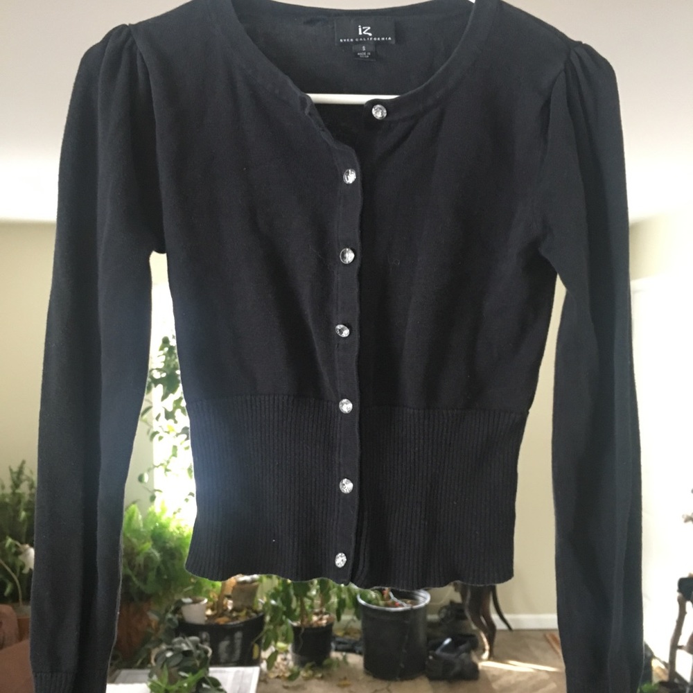 Gemstone button Cardigan
